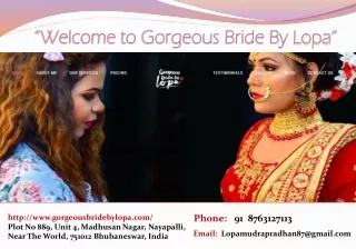 Gorgeous Bride By Lopa_Makeup_Artist_Bhubaneswar