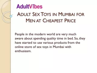 sex toys in Mumbai | adultvibes | call :  91 98836 52530