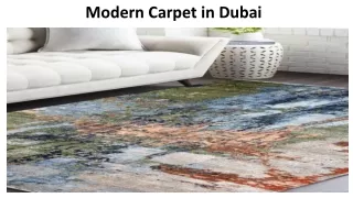 modern carpet in dubai