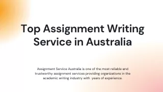 Best Assignment Service provider in Australia