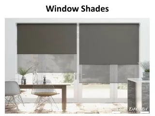 window shades