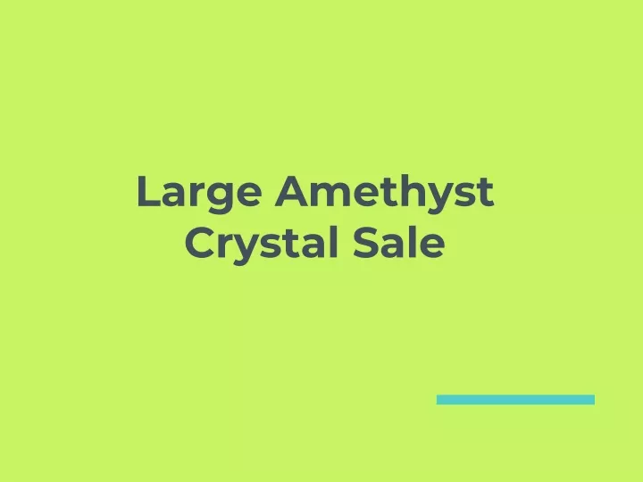 large amethyst crystal sale