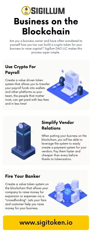 business on the blockchain
