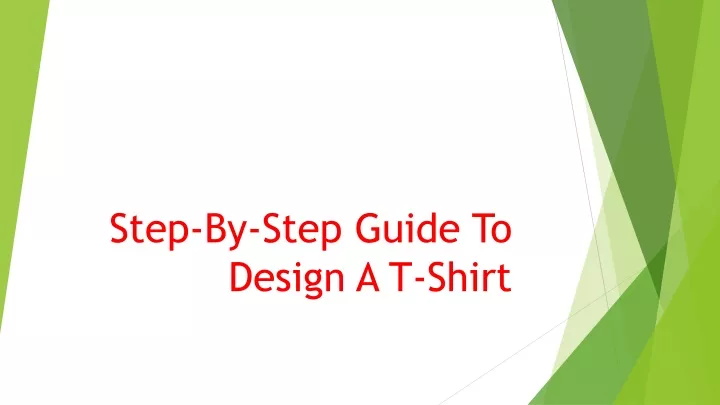 step by step guide to design a t shirt