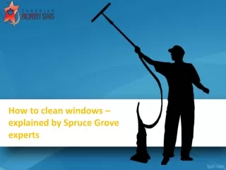 how to clean windows explained by spruce grove experts