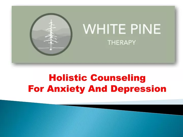 holistic counseling for anxiety and depression