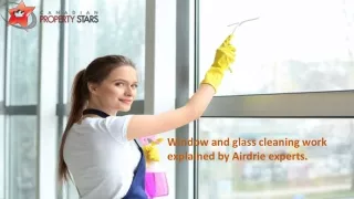 window and glass cleaning work explained