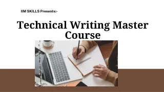 Technical Writing Master Course