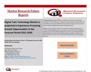 Digital Twin Technology Market is projected to Experience Promising Growth