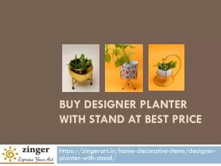 Buy Planter with stand Online at Best Prices in India - ZingerArt