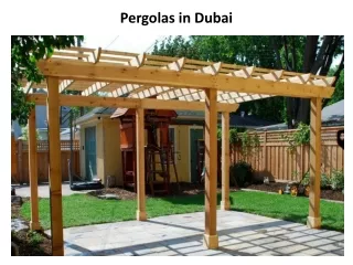 pergolas in dubai