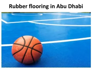 rubber flooring in abu dhabi