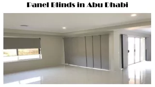 panel blinds in abu dhabi