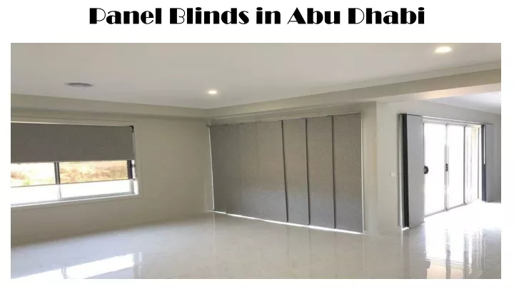 panel blinds in abu dhabi