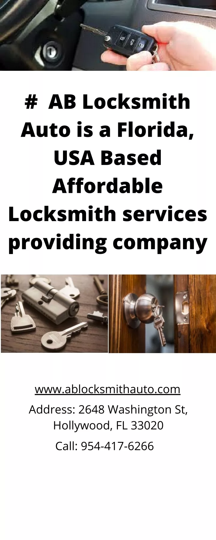 ab locksmith auto is a florida usa based