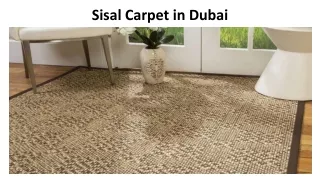 sisal carpet in dubai