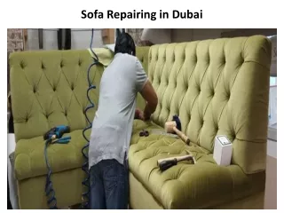 sofa repairing in dubai