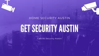 Best home security system in Austin, Texas