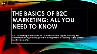 the basics of b2c marketing all you need to know