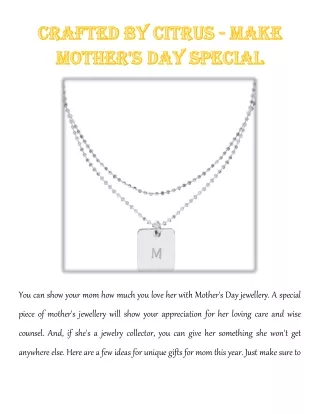 you can show your mom how much you love her with