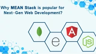 Why MEAN Stack is popular for Next-Gen Web Development? - NCode tech