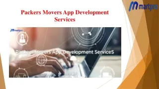 Packers Movers App Development Services