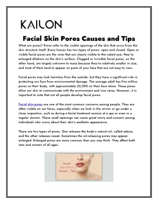 facial skin pores causes and tips what are pores
