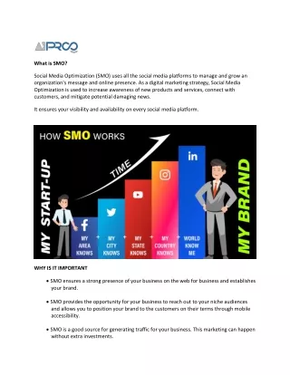 Social Media Optimization (SMO)
