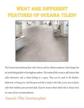 the oceana series features four color choices