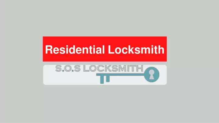 residential locksmith