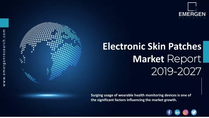 electronic skin patches market report 2019 2027