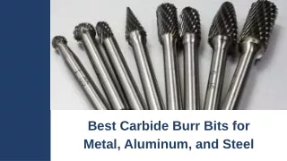 Best Carbide Burr Bits for Metal, Aluminum, and Steel