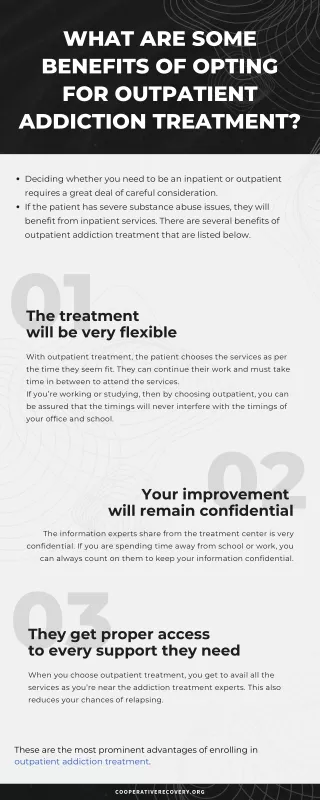 What Are Some Benefits Of Opting For Outpatient Addiction Treatment?