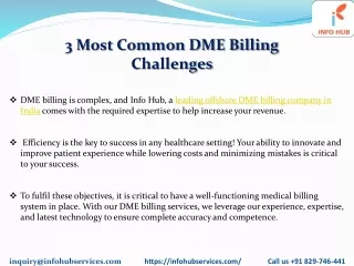 3 most common dme billing challenges