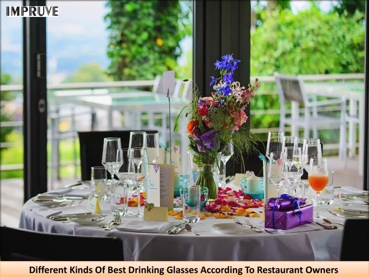 different kinds of best drinking glasses