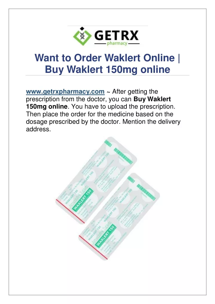 want to order waklert online buy waklert 150mg