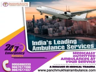 Get Well Experienced Crew by Panchmukhi Air Ambulance in Patna and Delhi