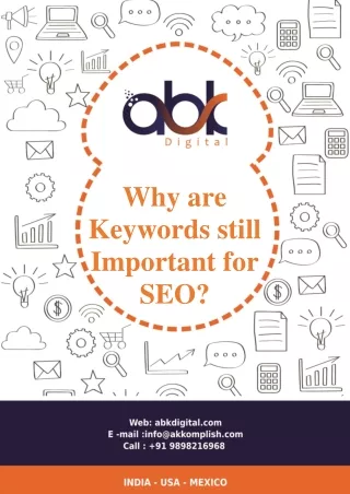 Why keywords are still important for SEO