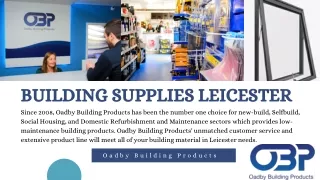 Top Building Supplies in Leicester