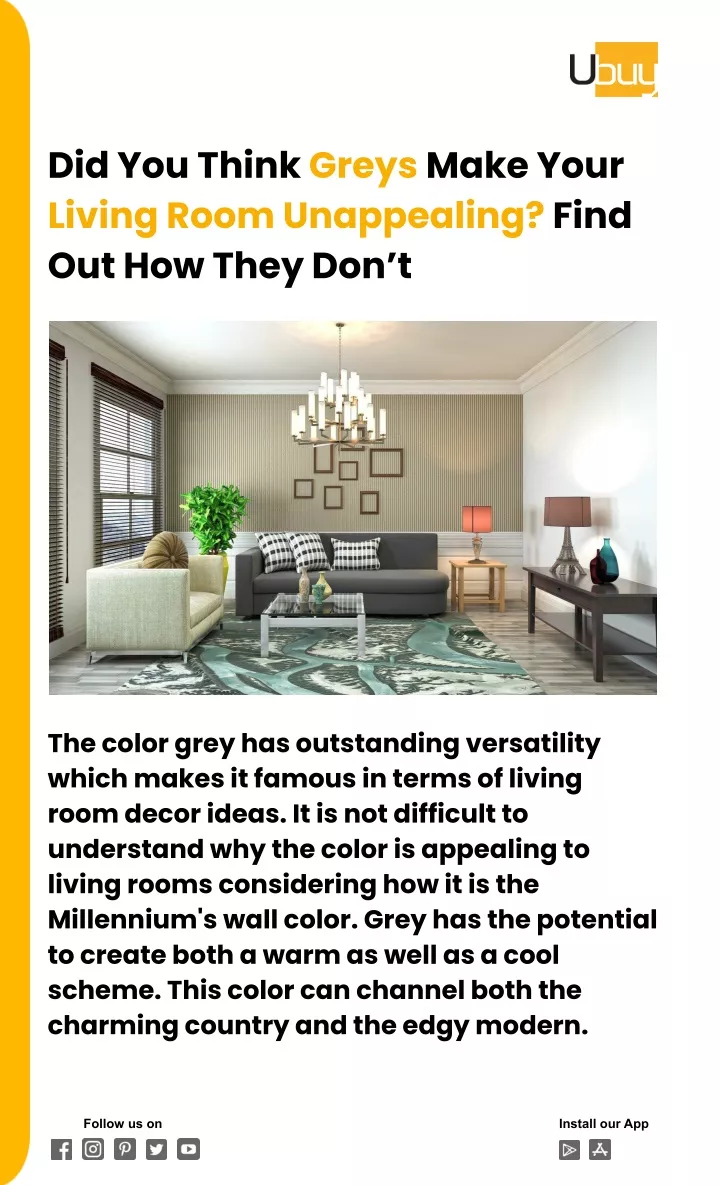 did you think greys make your living room