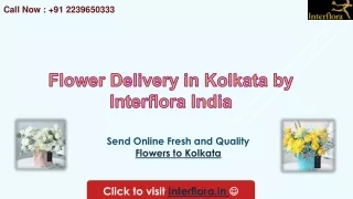 Flower Delivery in Kolkata - Interflora India