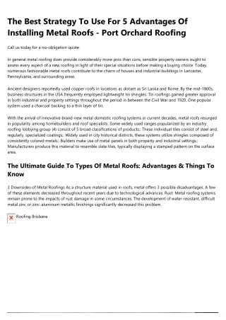 the best strategy to use for 5 advantages