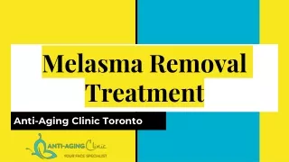 Melasma Removal Treatment