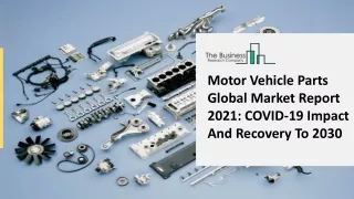 Motor Vehicle Parts Market Outlook through 2031 – Opportunities, Strategies for