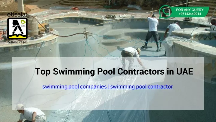 top swimming pool contractors in uae