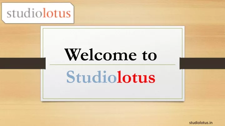 welcome to studio lotus