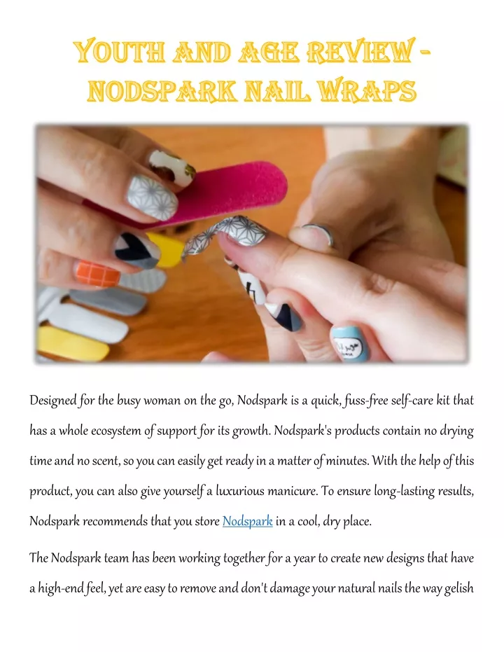 designed for the busy woman on the go nodspark