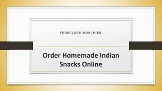 Order Indian Snacks - Foodcloud