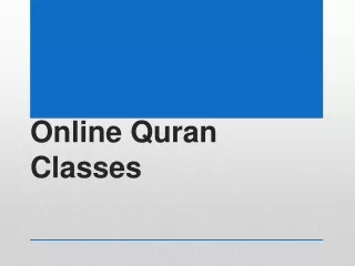 Skype Quran Classes