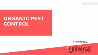 Organic Pest Control